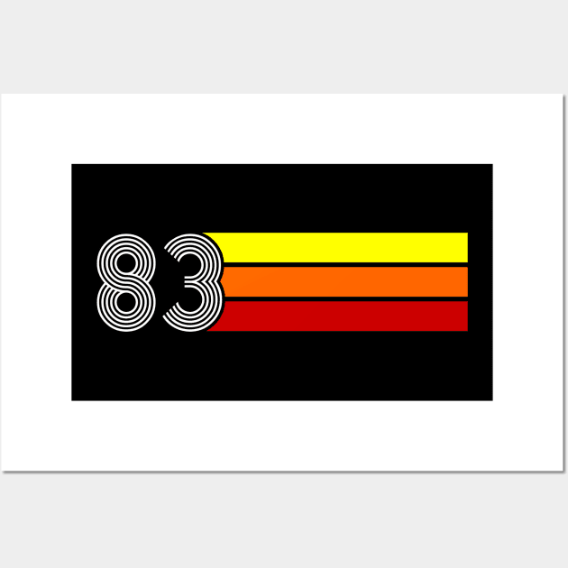 Retro 1983 Styleuniversal Wall Art by Styleuniversal